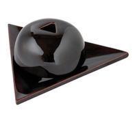 Brûleur à papier d'Armenie - PAPIERS D'ARMENIE - Triangulaire - Céramique - Noir grisé - Décoratif