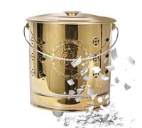 Brûleur à papier en acier inoxydable pour extérieur, patio, jardin, balcon, terrasse, plage, camping, cuisine, bois, ordures