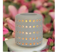 Brûle parfum Coliseo - D 10 x H 10 cm - Gris