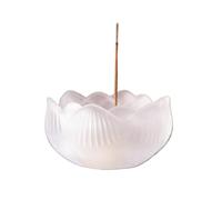 Brûleur d’encens Moderne en Forme de Fleur de Lotus Décoration intérieure Brûleur de bâtonnets parfumés Cérémonie de Fumigation Cérémonie du thé Ornement Zen pour bâtonnets, Spirales et cônes