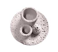 Brûleur de ciment durable avec récupérateur de cendres pour méditations décoration d'intérieur