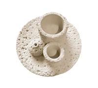 Brûleur de ciment durable avec récupérateur de cendres pour méditations décoration d'intérieur