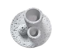 Brûleur de ciment durable avec récupérateur de cendres pour méditations décoration d'intérieur