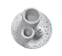 Brûleur de ciment durable avec récupérateur de cendres pour méditations décoration d'intérieur