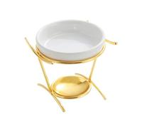 Brûleur de cire avec base en bois - Grande capacité - Brûleurs d'huiles essentielles pour aromathérapie et relaxation