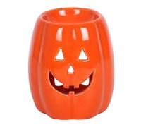 Brûleur de cire en forme de citrouille d'Halloween - Décorations effrayantes pour la cire fondue et l'huile, créez une atmosphère festive avec cet élégant brûleur de cire