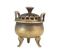 Brûleur De Cônes D'Encens - Brûleur Porte-Pipe Avec Couvercle | Censier Métallique Portable Pour Décoration Maison Spa Méditation Église Extérieur
