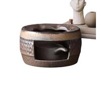Brûleur de | Diffuseur De Rétro Résistant À La Chaleur,Brûleur à Huile pour Bougies Thé et Fonte de | pour Relaxation Méditation Noël Anniversaire Bureau Salon