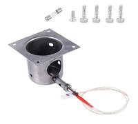 Brûleur de feu et allumeur de tige chaude pour Pit Boss, grill et Hot Rod Ignitor avec vis, fusible fil, élément chauffant, pièce de rechange compatible avec Pit Boss