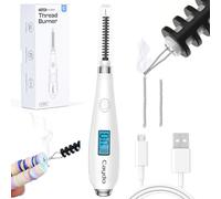 Brûleur de fil, rechargeable par USB avec écran LCD, brûle et fond facilement, stylo de cautérisation pour perlage, tissage, couture, cuir et fabrication de bijoux