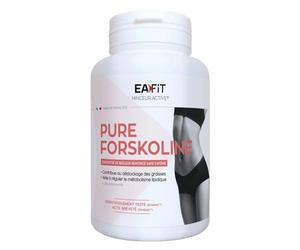 Bruleur De Graisse Eafit Pure Forskoline - Destockage Minceur - 60 Gelules | Aide A Reguler Le Metabolisme Lipidique Et Au Destockage Des Graisses - Complement Alimentaire Perte De Poids, Sans Cafeine