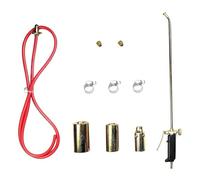 Brûleur de mauvaises herbes au chalumeau au propane, toit résistant à la chaleur avec un tuyau de gaz 6, 6 pieds et 3 buses, lance-flamme portable, lance-flammes robuste