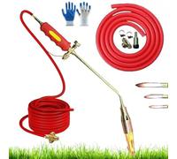 Brûleur de mauvaises herbes, haute puissance 1 900 000 BTU - Kit de lance-flammes portable et robuste pour désherbage de flamme, toit asphalte, neige et marquage routier