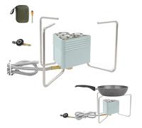 Brûleur de poêle portable, poêle de camp portable, Petit poêle de camping pour brûleur de cuisine, équipement extérieur résistant à la cuisine léger pour l'