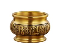 Brûleur de prospérité en laiton - Décoration d'intérieur exquise - Style vintage chinois - Institut prédateur - Ornement du centre - Décoration de culte pour la maison