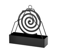 Brûleur D'encens À Bobine | Brûleur d'Encens en Métal Design | Base Stable Attrape-Cendres Décoratif pour Intérieur Extérieur Cuisine Salon Chambre Terrasse
