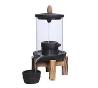 Brûleur D'encens À Reflux, Cascade D'encens - Porte-cônes D'encenss Turn of Fortune avec Couvercle Coupe-Vent - Brûleur D'encensx en Cérxamique, Centres De Table D'aromathérapie pour Amis Et