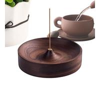 Brûleur d'encens - Accessoires de conception circulaire sculptée à la main - Brûleur d'encens - Pour adultes, hommes, femmes, famille, amis, maison, bureau, étude