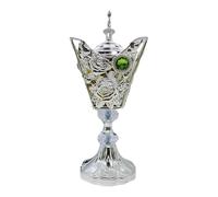 Brûleur d'encens arabe : durable et exquis, support d'encens vintage, brûleur à charbon électrique | Brûleurs d'encens rétro pour décoration d'aromathérapie avec parfum Orie