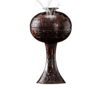 Brûleur d'Encens au Charbon de Bois, Diffuseur de Bougie en Métal, Décoration Maison pour Cérémonie Temple Famille Amis Hôtel Restaurant Extérieur Jardin Terrasse Bureau Déco
