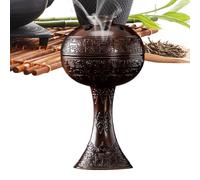 Brûleur d'encens au charbon végétal | Diffuseur de bougies en métal - Décoration pour espace de méditation, salle de yoga, hôtel, cérémonie en plein air, église, restaurant, patio et