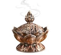 Brûleur d'encens avec Figurine décorative, Base | Accessoire décoratif pour Maison, Jardin, Chambre, Salle de Bain, élégant pour Yoga, méditation spirituelle