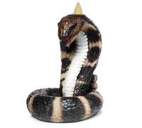 Brûleur d'encens Backflow avec Effet Cascade - Cobra Royal, 14 x 11 x 13.5cm