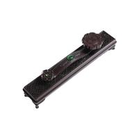 Brûleur d'encens, brûleur de cône rétro en Alliage, décoration la Maison, Porte-encens for méditation, Yoga, Spa, Salle(Black)