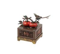 brûleur d'encens Brûleur d'encens en Alliage de Zinc, Support d'aromathérapie d'intérieur for la Maison, Ornements Salon thé Porte-encens