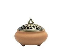 brûleur d'encens Brûleur d'encens en céramique idéal for la Purification, Combustion, Les rituels et décoration Porte-encens(Orange)