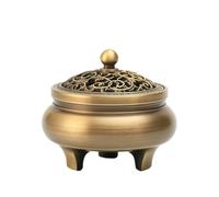 Brûleur d'encens Brûleur d'encens Vintage à Trois Pieds en Laiton, Porte-encens Multifonctionnel for la Maison, Ornements(Brass)