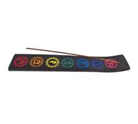 Brûleur d'encens Chakras Tiges Bois Encenseur Table Support Encens Porte-encens