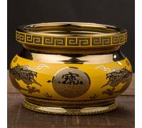 Brûleur d'encens chinois en céramique de 14 cm, encensoir Bouddha, décoration de la maison, fournitures bouddhistes