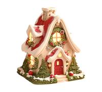 Brûleur d'encens de Noël - Brûleur d'encens en forme de cabane en rondins | Brûleurs Inceense - Décoration de vacances en résine pour cheminée, table, vacances, salon, cuisine, chambre à coucher