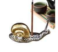 Brûleur D'encens D'escargot | Brûleur D'encens De 1,38 Pouces, Décoration D'intérieur | Porte-Parfum De Spa Moderne en De Zinc, pour Les Pratiques De Relaxation Et De Méditation, Comptoirs, Sa
