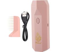 Brûleur d'encens Électrique 2 en 1 Bakhoor Cheveux & Ambiance avec Peigne - Diffuseur Idéal pour Bakhoor Yara et Ameerat, Parfum Capillaire - Accessoire pour la Maison - (Rose)