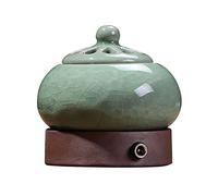 Brûleur d'encens électrique avec contrôle de température réglable - Diffuseur d'huiles essentielles pour décoration de yoga, décoration intérieure - 50-330 ℃ Contrôle de synchronisation