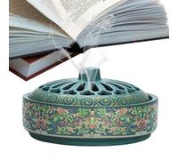 Brûleur D'encens en Céramique - Base Lourde De 1 000 G, Construction Stable, Support De Siège D'encens À Cône en Bobine, Brûleurs À Contrôle Précis des Braises, Décors D'espace De Méditation Zen |