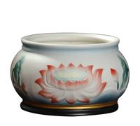 Brûleur d'encens en céramique de 14,5 cm, encensoir d'intérieur, style Bouddha, fournitures bouddhistes antiques