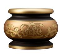 Brûleur d'encens en cuivre de 10,5 cm for la maison et l'intérieur, encensoir Bouddha, Dieu de la richesse, fournitures bouddhistes