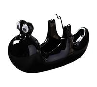 Brûleur d'encens en en céramique,Décoration en Forme d'Escargot Résistant à la Chaleur | Porte-encens,pour Salon Chambre Salle de Bain Cuisine