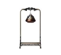 Brûleur d'encens en forme de cascade créatif en laiton creux à suspendre avec refoulement, style antique pour un usage domestique, décoration de cérémonie d'encens à refoulement