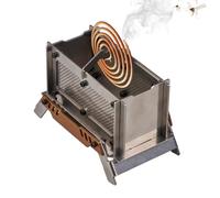 Brûleur d'Encens en Métal - Attrape-Cendres Portable Multifonction de Petite Taille,Support pour Brûleur d'Encens - pour la Maison, la Méditation, Le Yoga, Le Patio, Les Restaurants et l'Église