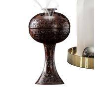 Brûleur d'encens en métal - Brûleur à Classique - Pot décoratif de Style Antique - Bol d'encens décoratif - pour la cérémonie à la Maison, au Bureau, à l'hôtel