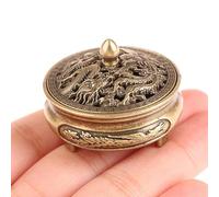 Brûleur d'encens en métal, porte-encens en métal, support de brûleur en métal, récipient d'encens vintage, décoration artistique esthétique de bureau