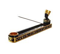 Brûleur d'encens en résine égyptienne antique ornement maison de thé décoration de la maison statue de dieu chat égyptien support plaque plaque