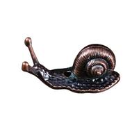 Brûleur d'encens Escargot en de Zinc 3,5 x 1,7 cm en Forme d'animal - Accessoires de Parfum de Yoga et Spa avec Ouverture de 2 mm pour aromathérapie, décoration d'intérieur
