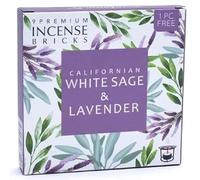 Brûleur d'encens et/ou Briques d'encens aromafume (9 Briques d'encens Sauge Blanche et Lavande)
