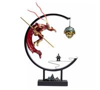 Brûleur d'encens Lampe LED de style chinois Cercle Brûleur d'encens Monkey Roi Backflow Décoration d'intérieur Décoration d'intérieur Encens