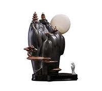 Brûleur D'Encens pour Yoga Décoration Brûleur D'encens À Contre-Courant Temple Traditionnel Lofty Mountains Cascade Porte-encens Cadeau De Pendaison Crémaillère